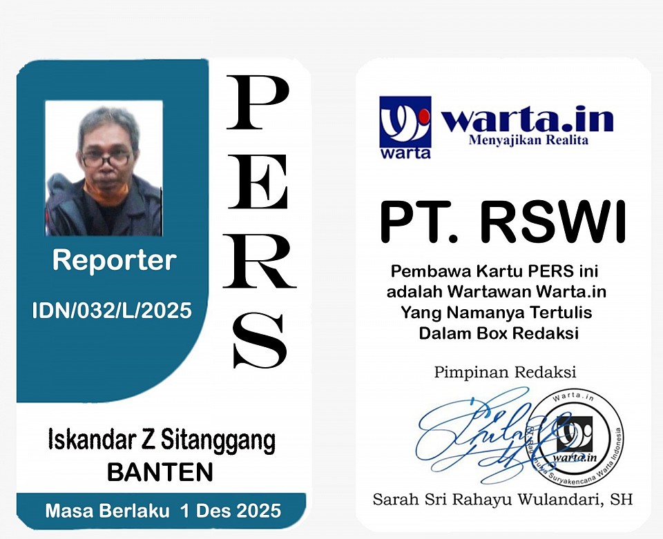 Kepala Perwakilan Warta.in Banten